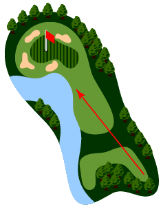 Hole 13 - Map